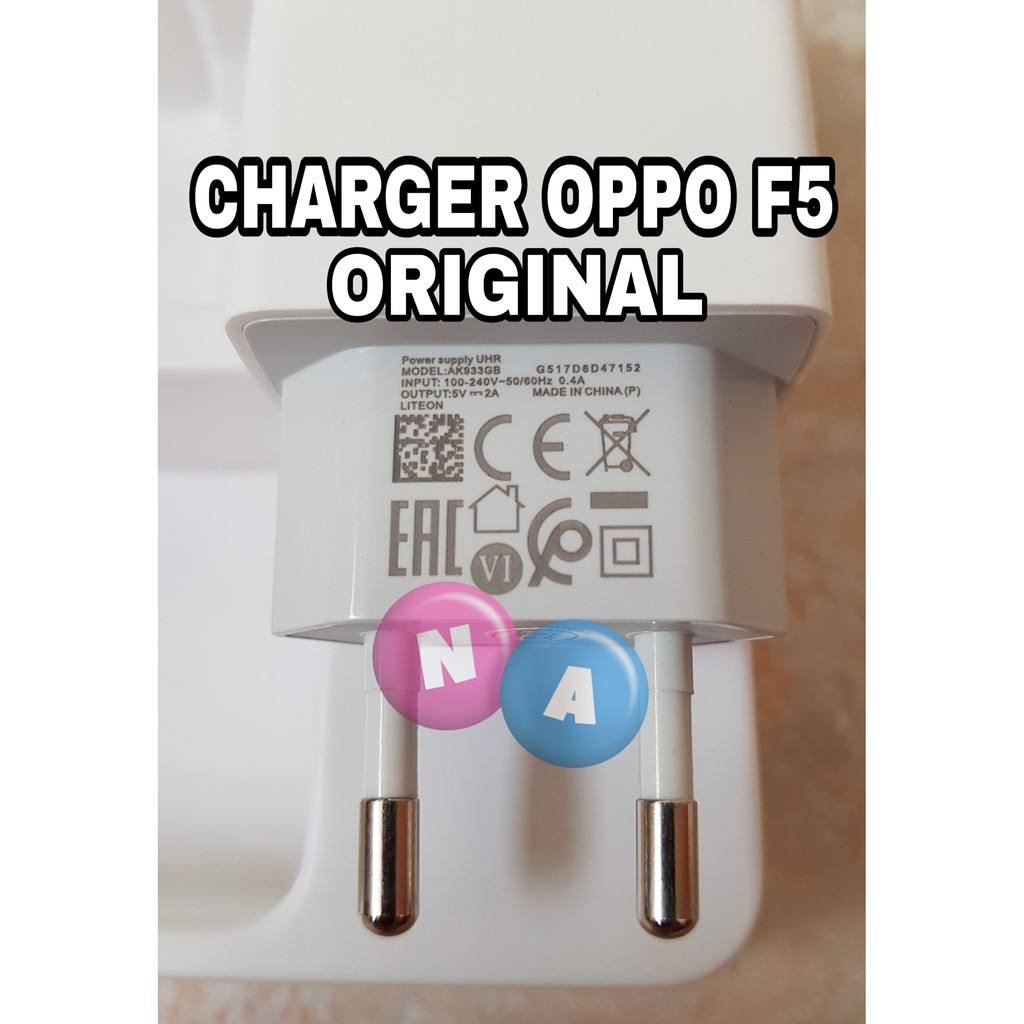 Charger Oppo F5 Original - Charger Oppo 2A AK933 Original