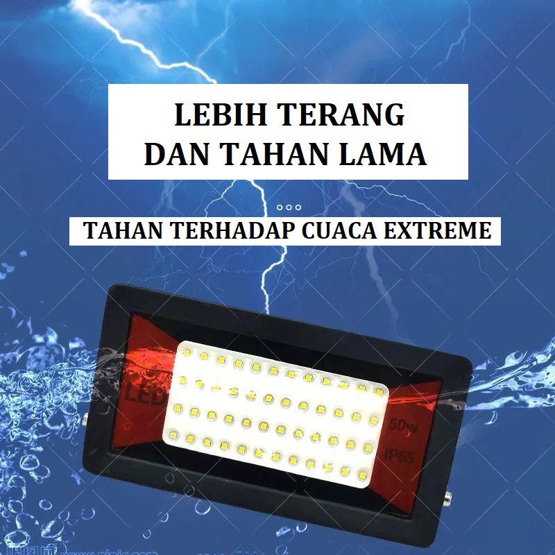 [WS] LAMPU TEMBAK OUTDOOR LAMPU SOROT LED 50w LAMPU LED REKRAME / LAMPU SOROT 100W