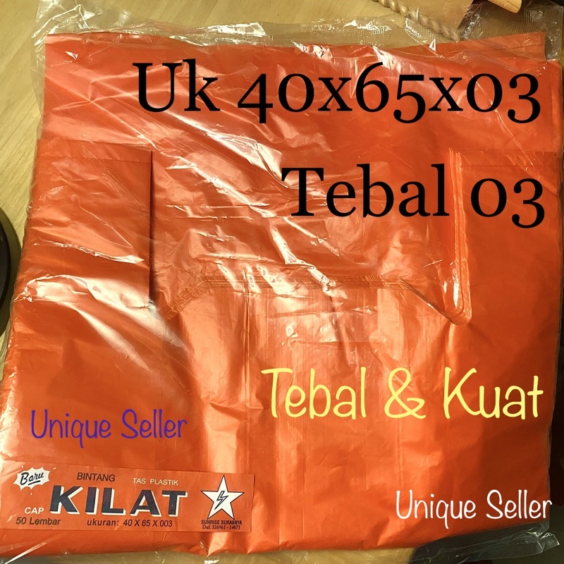 Kresek Bintang Kilat 40x65 Tebal 03 isi 50 / Kantong Kresek Uk 40 Merah Hitam Putih Tebal / Kantong Plastik Bintang Kilat Merah Putih Hitam 40 x 65 x 03 / Kresek HD Bintang Kilat 40 x 65 / Kresek Merah uk 40 / Kantong Plastik uk 40x65x03