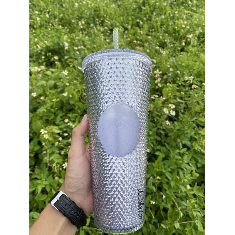 Starbucks Taiwan 2019 Silver Bling Studded Cold Cup