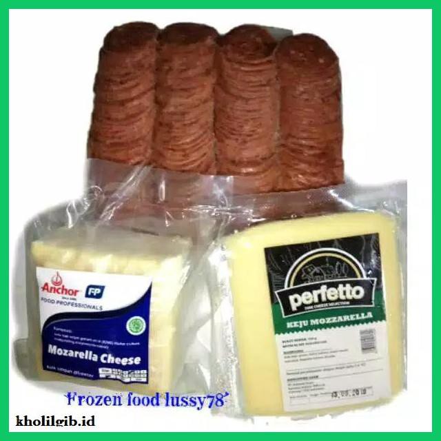 

Ujekujek- Single Mozarella Anchor & Pepperoni Grade A500Gr 200Slice -Original.