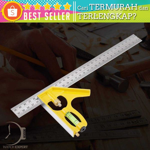 Combination Square Mistar Penggaris Siku Tukang Multifungsi - 150ZJ9