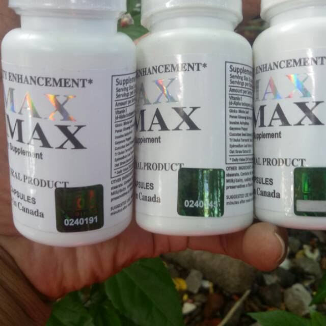 Vmax Kapsul Asli Oruginal - Canada Pembesar Herbal Alami