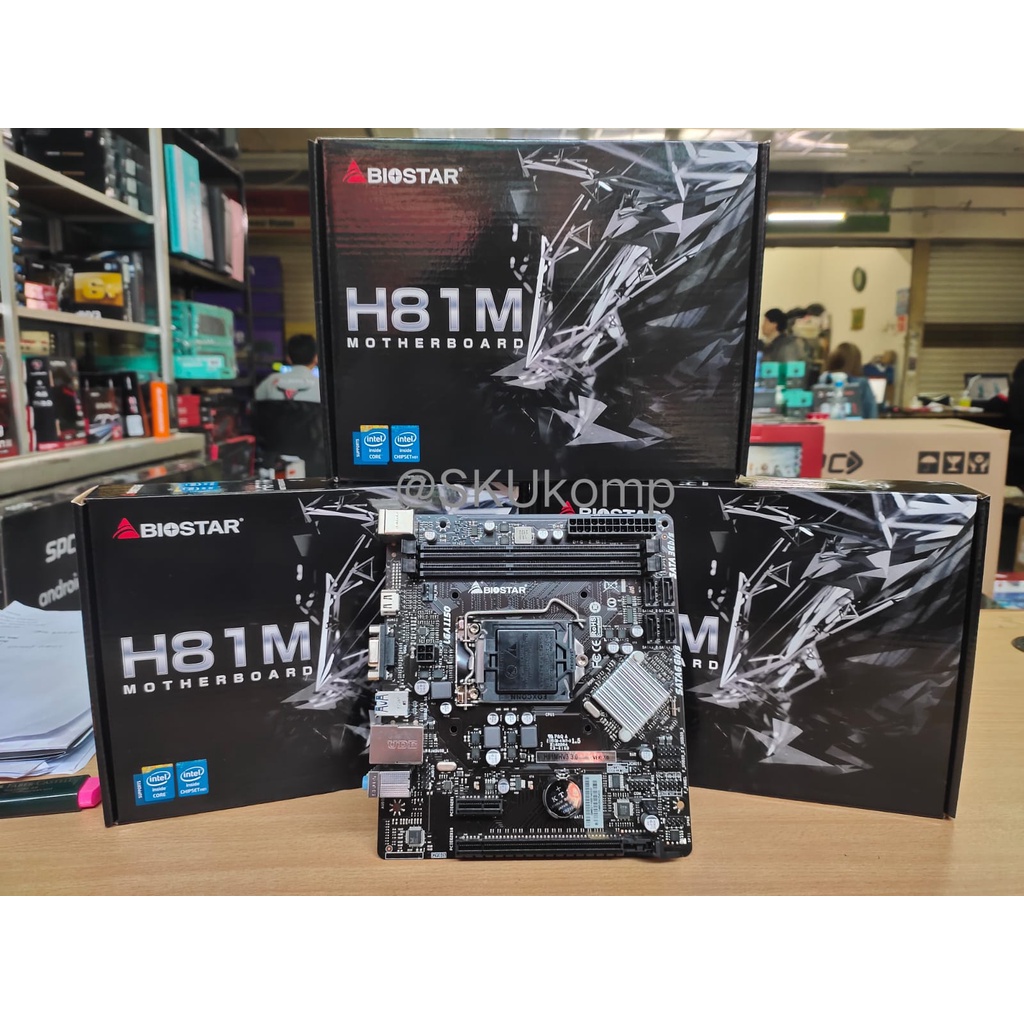 MOBO/MOTHERBOARD BIOSTAR H81 SOCKET 1150 DDR3 USB3