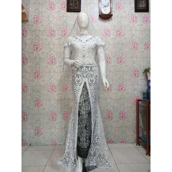 KEBAYA PENGANTIN AKHAD FULL PAYET