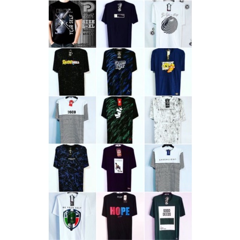 PAKET USAHA 1 LUSIN KAOS DISTRO ORIGINAL