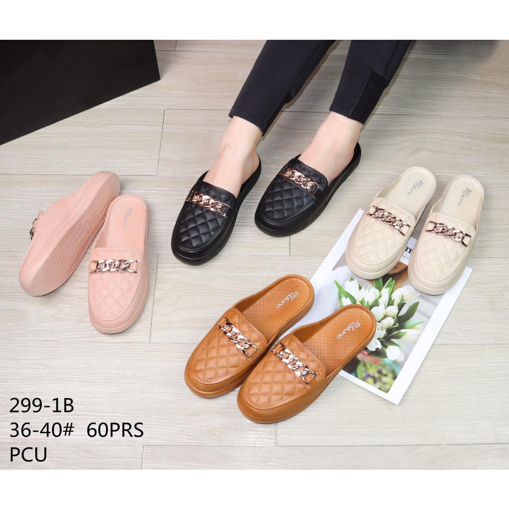 Jelly Half Shoes Wanita Import Nayla Ring Rantai Winola Collection WNL HX-299-2