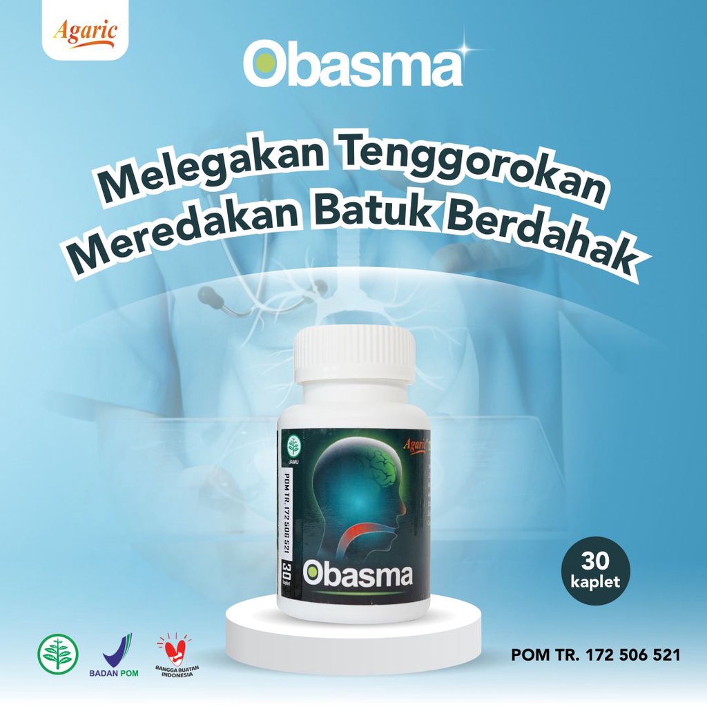 Kaplet Obasma Original Obat Batuk Sesak Napas Asma Sinusitis Bronkitis Dan Melegakan Pernapasan