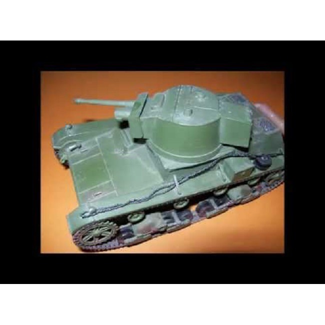 DIY Papercraft Tank WWII Polish Light Tank 7TP