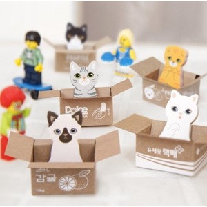 catatan tempel kucing korea /  cat sticky notes post it memo (3F4) SNO013