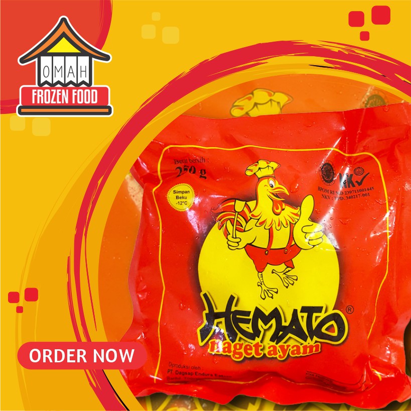 

Hemato Naget Ayam 250g (NON COD DILUAR KOTA JATENG)