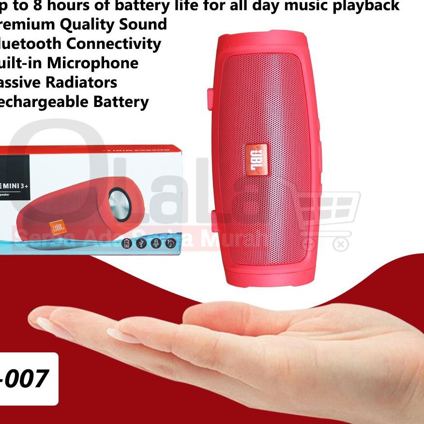Readyღ JBL Speaker Charge Mini 3+ Bluetooth Portable Wireless Aux Memory USB OLL-007 - Ready Stock