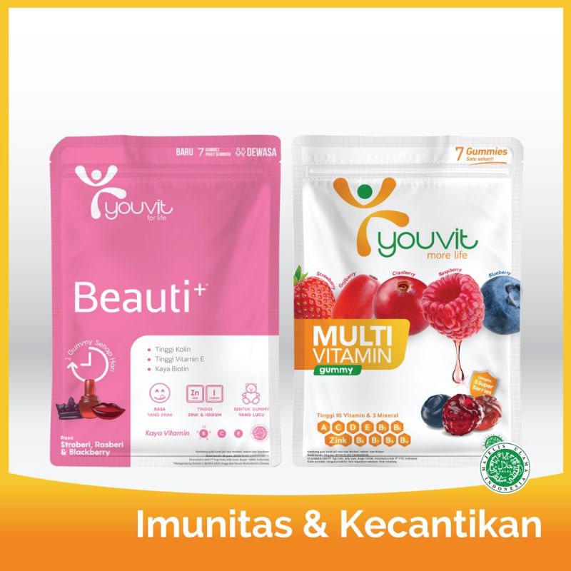 Jual YOUFIT BEAUTI DAN MULTIVITAMIN GUMMY Shopee Indonesia