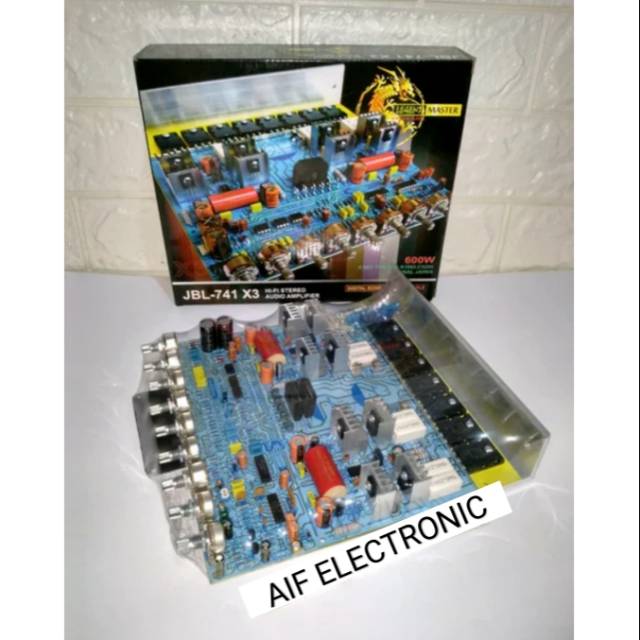 Kit Amplifier 600W JBL-741 X3 stereo