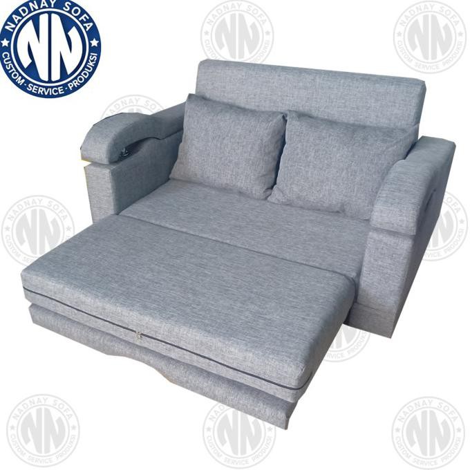 Sofa Bed Multifungsi Minimalis Jaguar / Sofa Bed Gelar / Sofa Bed Youraashop