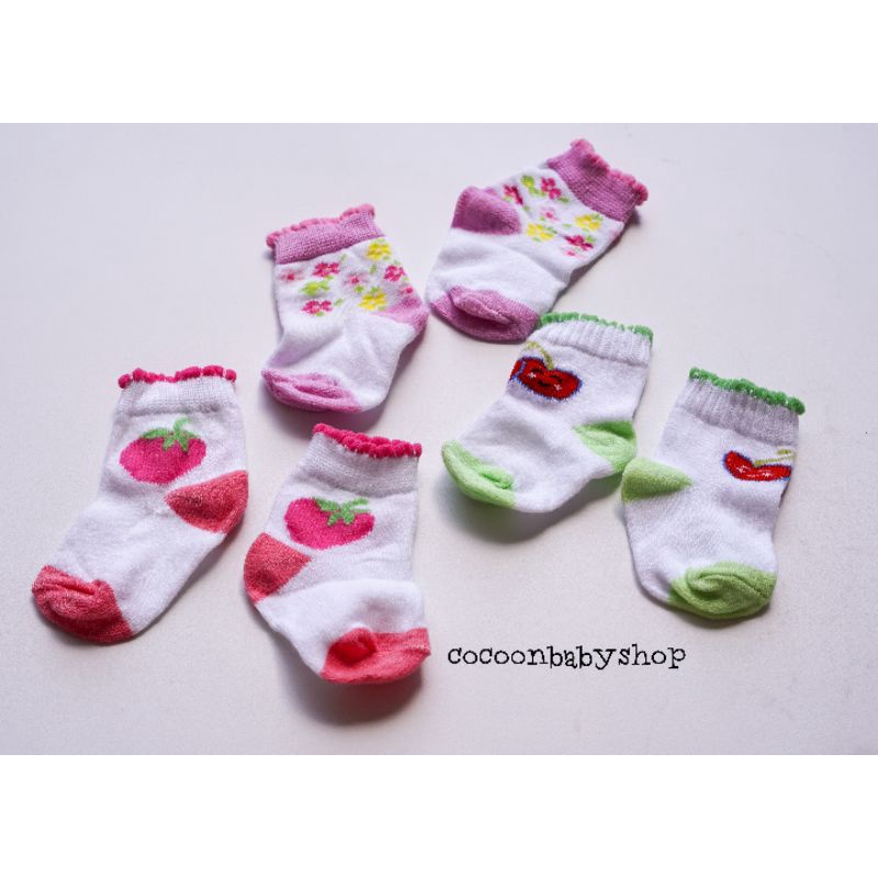 Paket Jumper dan Kaos Kaki Bayi Perempuan 3-6 Bulan / Pakaian Bayi Cewek Cotton / Jumpsuit Bayi Cewe