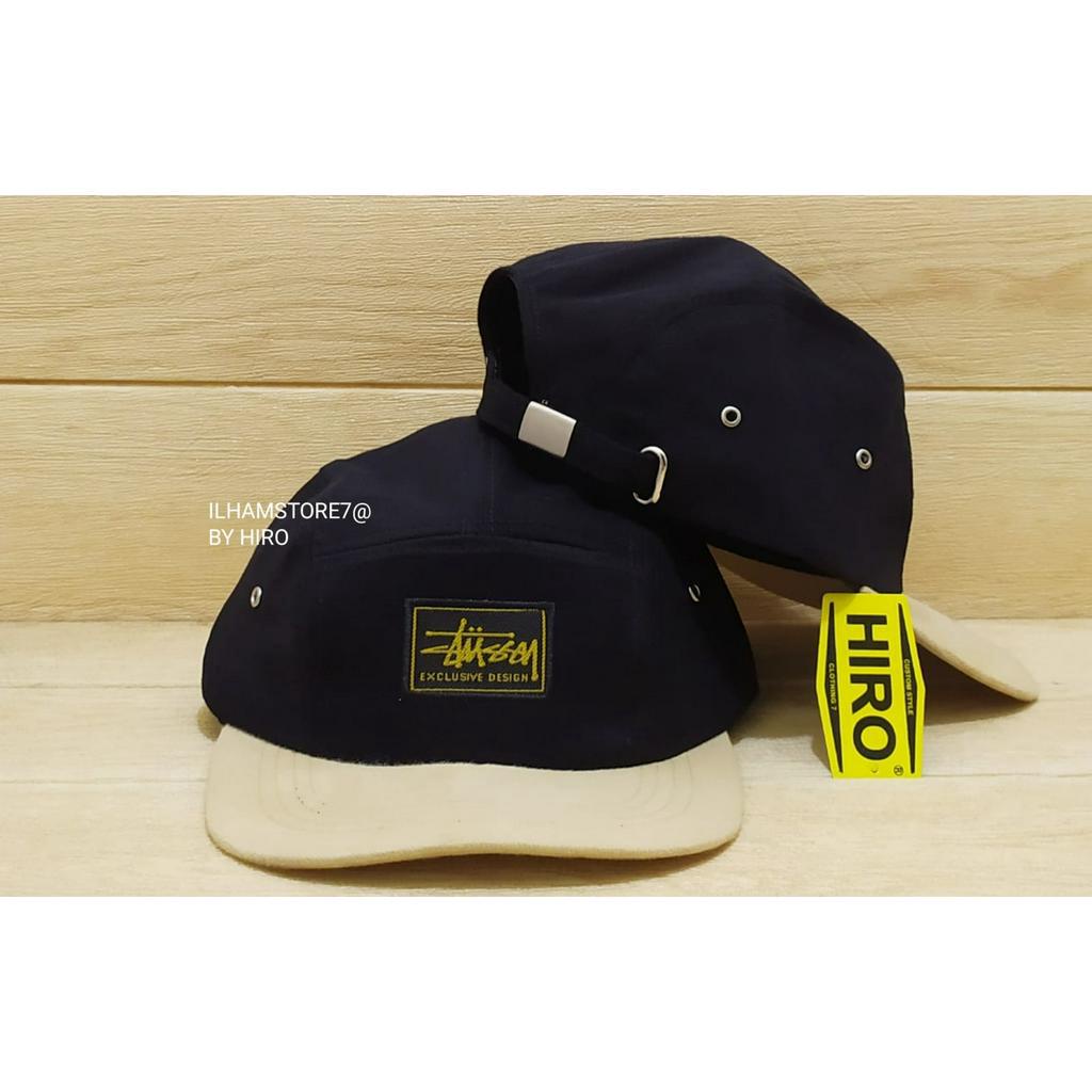 [COD]Topi Snapback Bordir Stusy Kombinasi Lima Panel/Topi Distro Pria