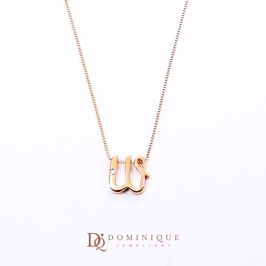 

Dominique Jewellery-Pendant Diamond W + Necklace Kadar 75%