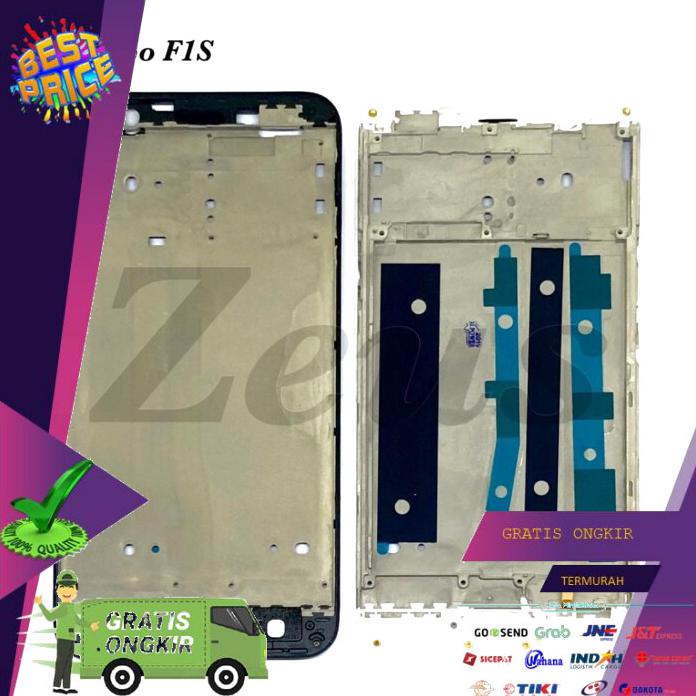 SPAREPART HP FRAME LCD TULANG TENGAH TATAKAN LCD BAZEL OPPO F1S A59 BOLEH RESELLER