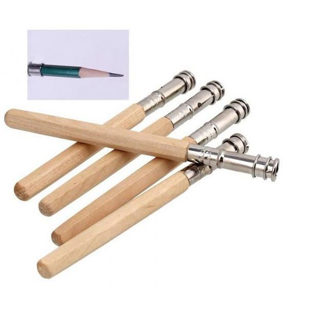 

HOT SALE Pencil Extender Device Lengthened/Pemanjang Pensil Kayu/Warna
