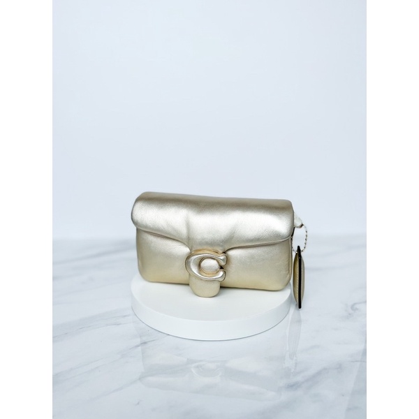 COACH PILLOW TABBY SMALL SHOULDERBAG IN GOLD