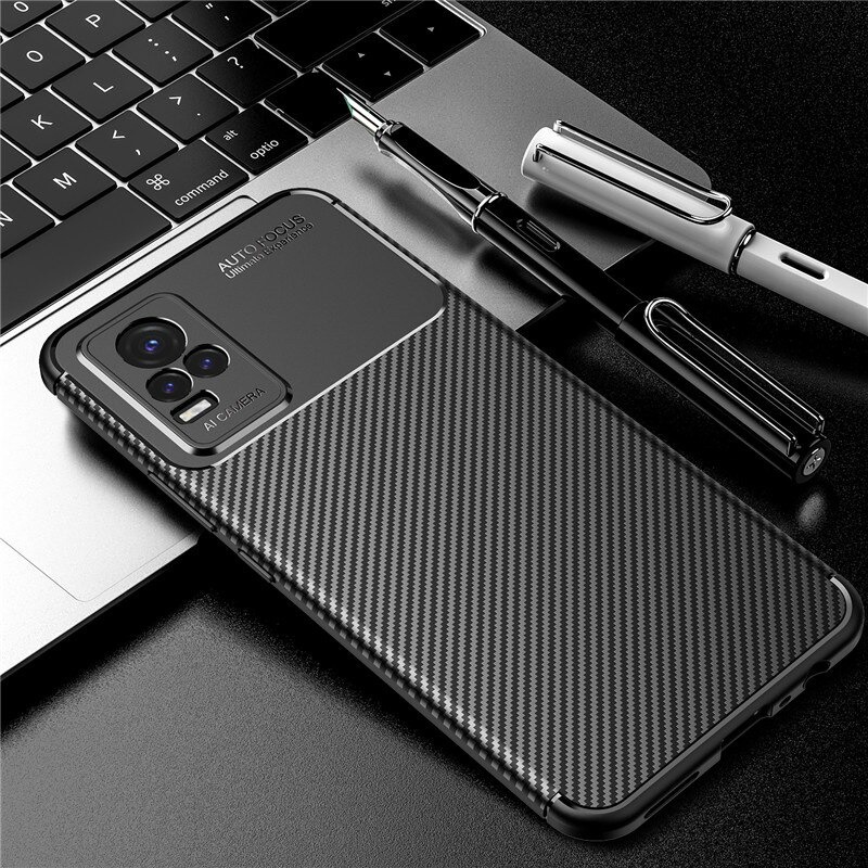 Vivo V20 Softcase Focus Soft case Carbon Premium Sofcase Original