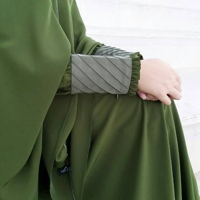 Gamis shafa  set jilbab cadar tali original dari albani corner