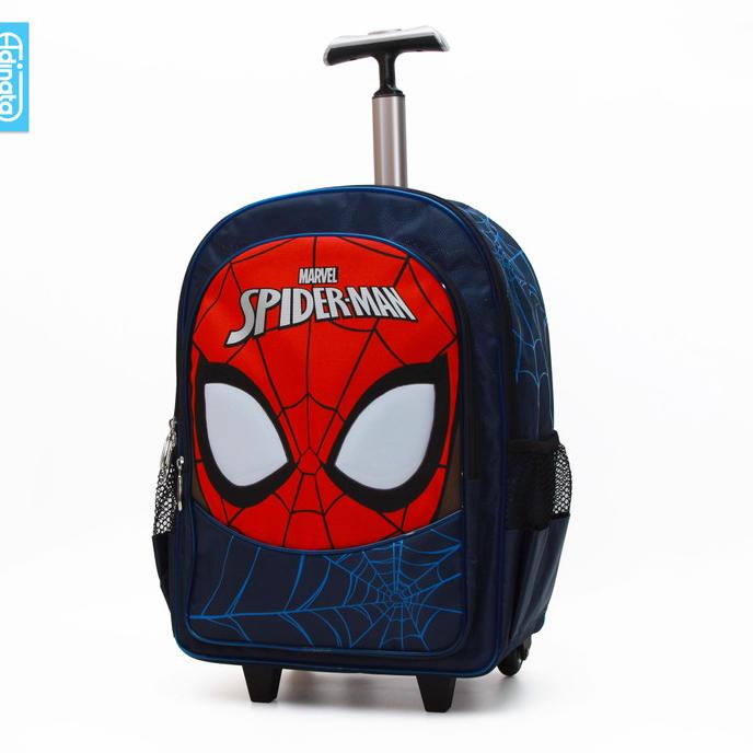 Spiderman Mask Trolley 16" - Adinata / Tas Roda / Tas koper / Troli