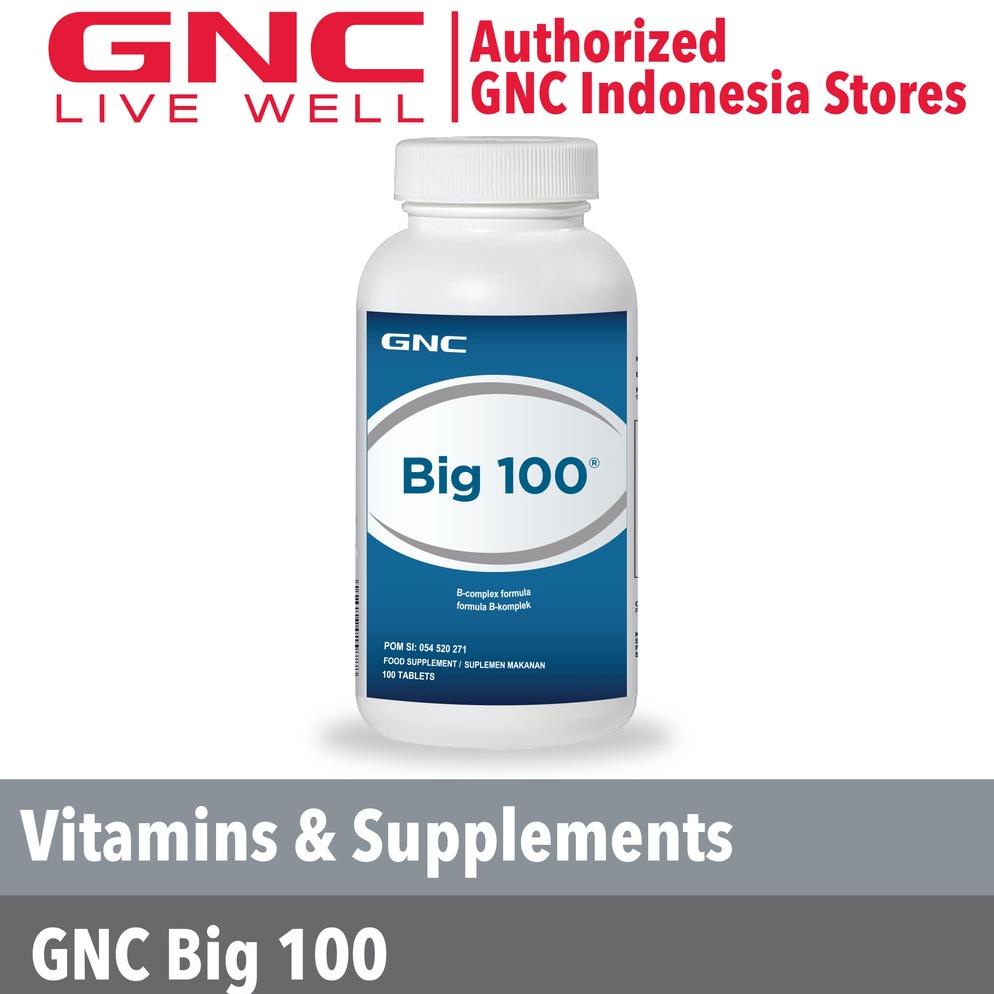 Gnc Big 100 B-Complex - 100 Tablet (153967)