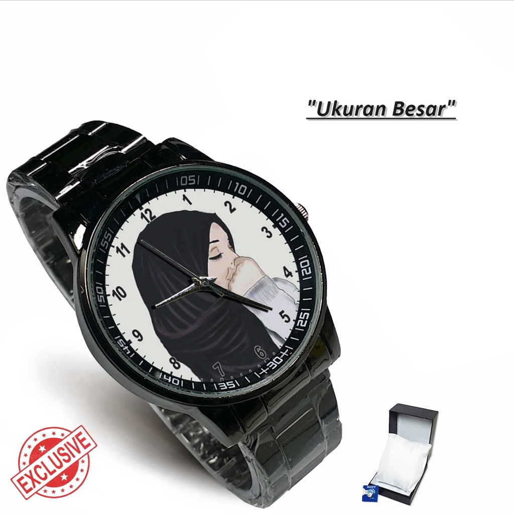 Jam Tangan Rantai Couple HIJAB MOTIF - 5 (Nice)