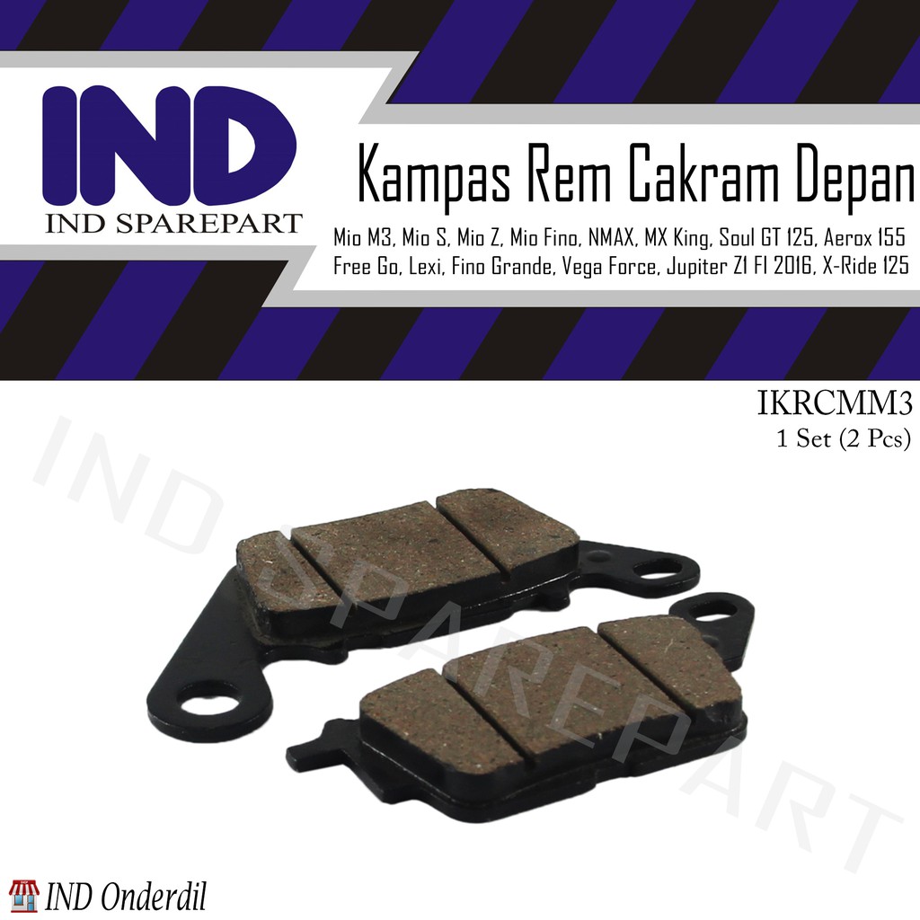 Kampas Rem Cakram Depan-Discpad-Disc Pad-Dispad Jupiter Z1 FI 2016