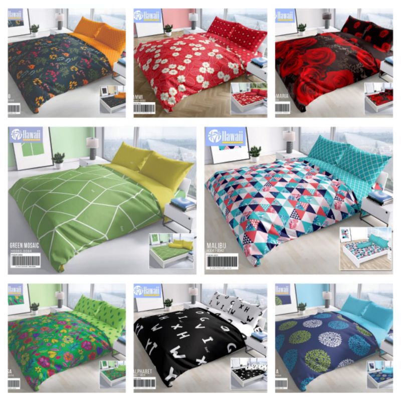 COMFORTER/BEDCOVER ONLY HAWAII  DELISA,ALPHABET,GREN MOZAIK,FILO,JOLA,MALIBU,AMMI,ROSAMARIA