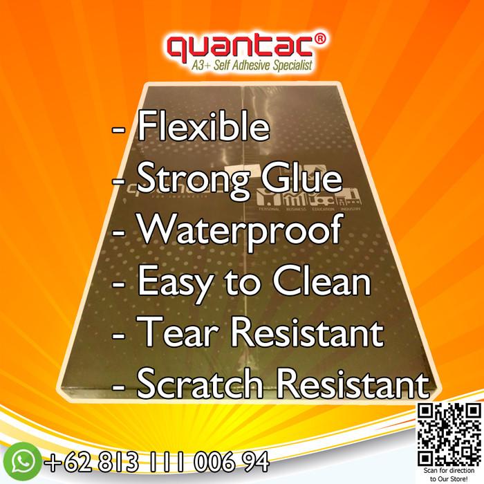 

Sticker Vinyl Laser A3+ QUANTAC - White Gloss