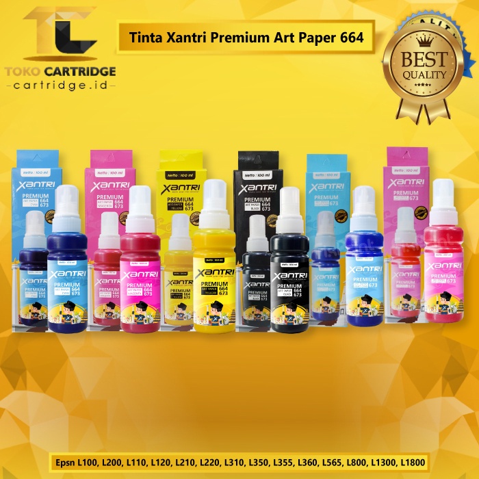Tinta Printer ArtPaper Premium Ink Black Color 70ml Art Paper Art Carton for compatible Printer Epson L3210 L3110 L1110 L1210 L1256 L1210 L3216 L3250 L3256 L5190 L5290 L5296