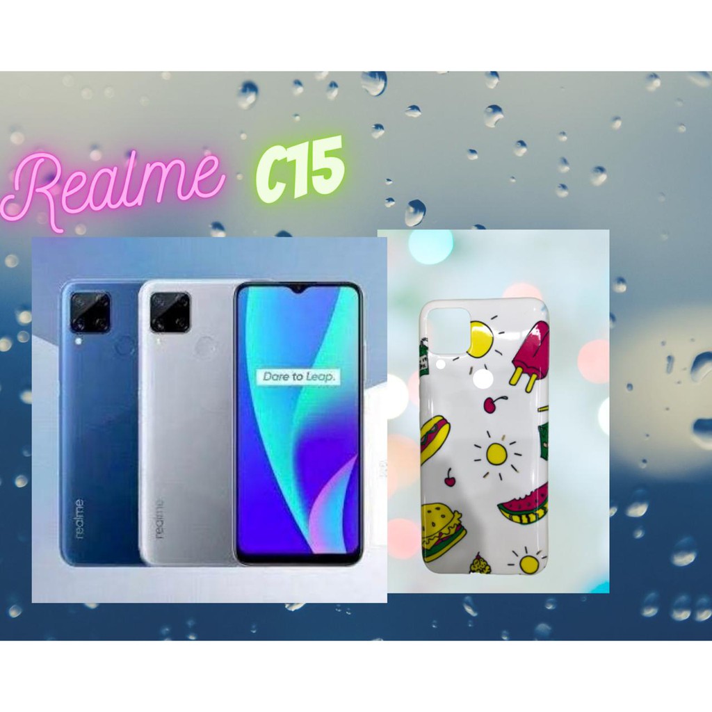 SILIKON GAMBAR REALME C15 KARTUN