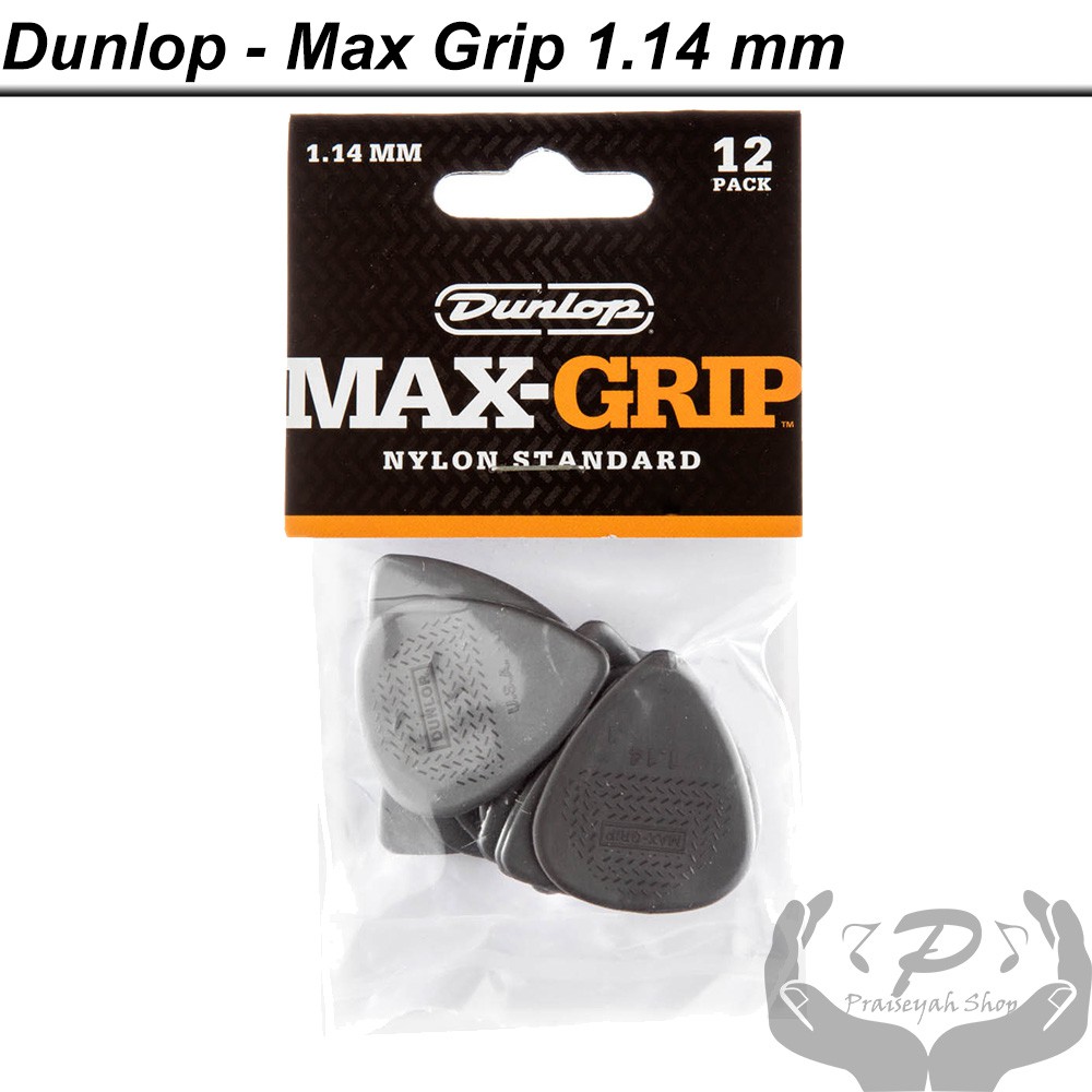 Dunlop Pick Gitar Max Grip Tebal Original USA 114 mm