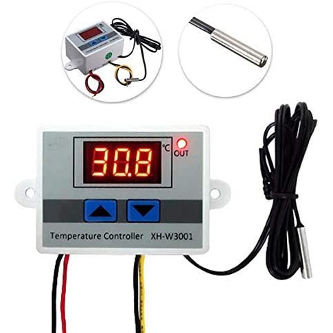 Xh-W3001 220V 10A Digital LED Temperature Controller Thermostat Control Switch Probe