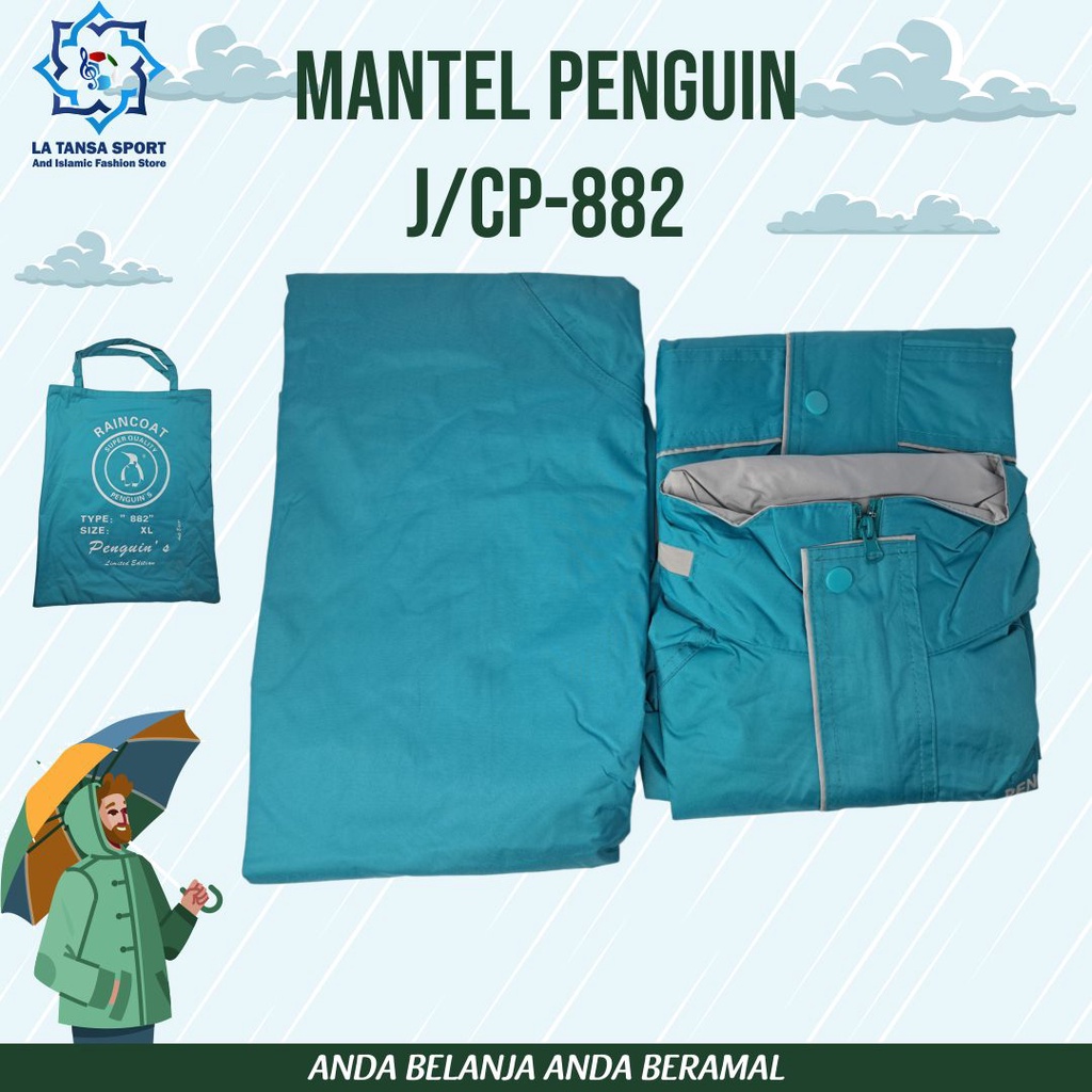 MANTEL/JAS HUJAN PENGUIN'S J/CP-882