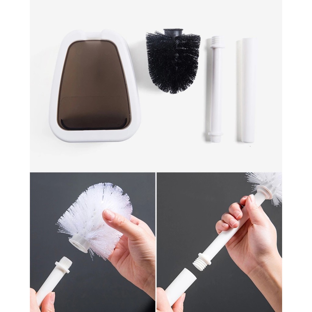 CA 02 Sikat WC Minimalist Tempel Dinding Toilet Brush