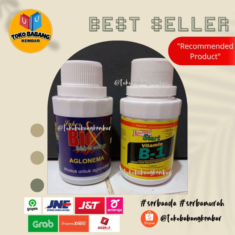 Paket Hemat ( isi 2 ) Vitamin B1 Star dan Bio Aglonema murah