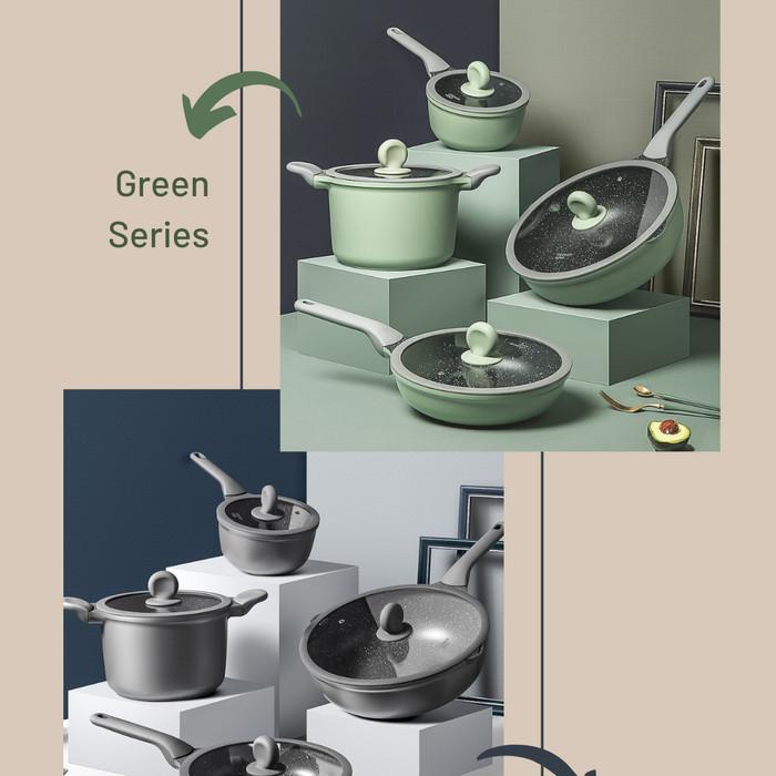 Pressa | Cooker King Set 4 Pc Green