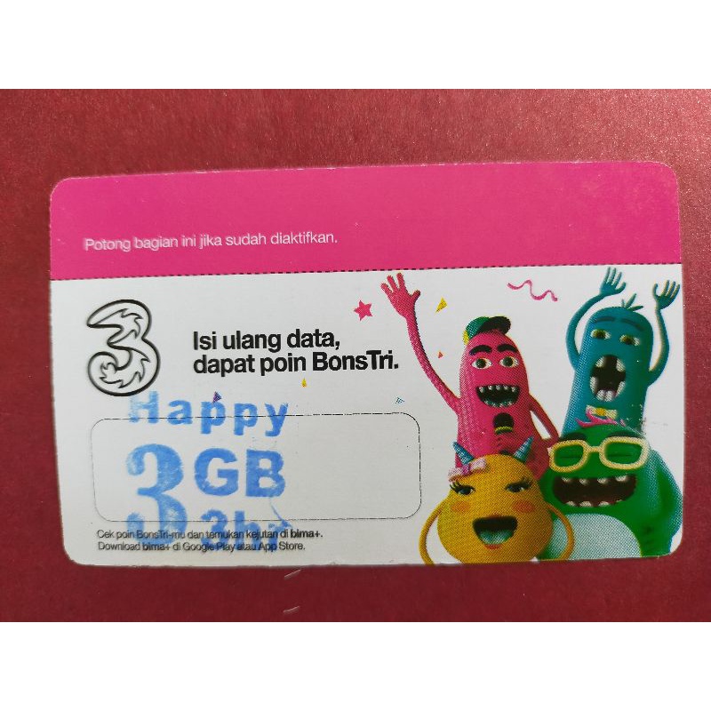 voucher tri 3gb 3hari