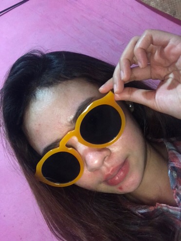 Kacamata Hitam Oversize Model Poligon Bahan Plastik Retro Vintage Untuk Wanita