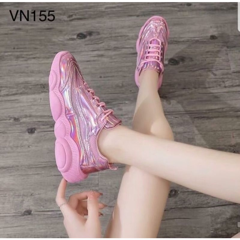 ZPT-Sepatu sneakers wedges wanita fashion terbaru OF-89