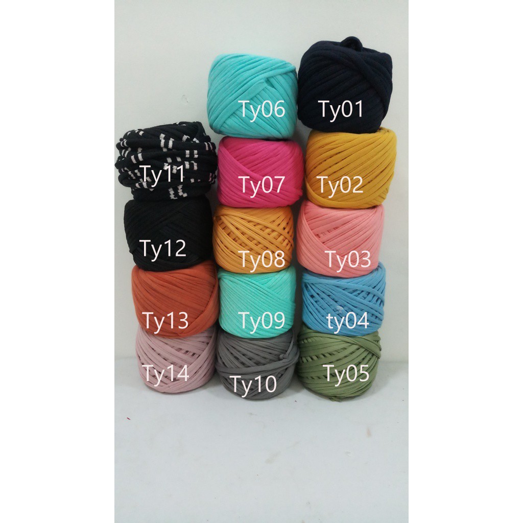 Benang Kaos, T-shirt yarn, Tyarn