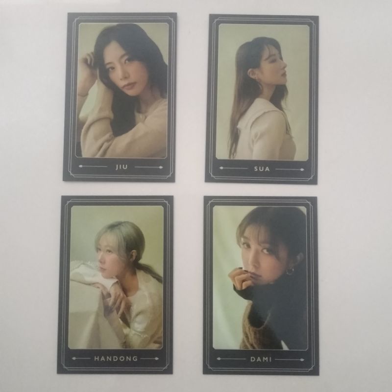 Dreamcatcher polaroid photocard set (Official MD ver.2) Jiu sua siyeon handong yoohyeon dami