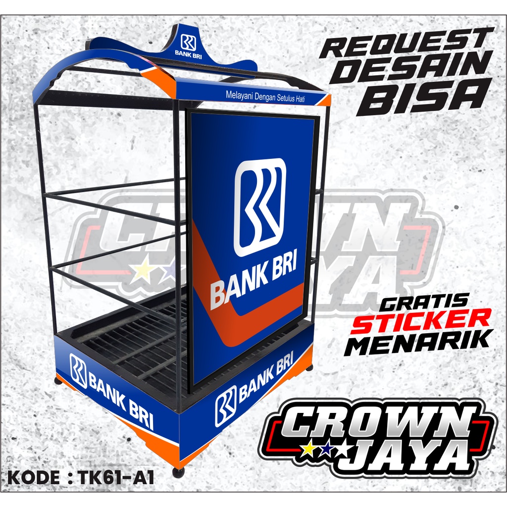 STIKER DECAL SANGKAR KENARI KOTAK CUSTOM - STIKER SANGKAR KENARI KOTAK EBOD JAYA