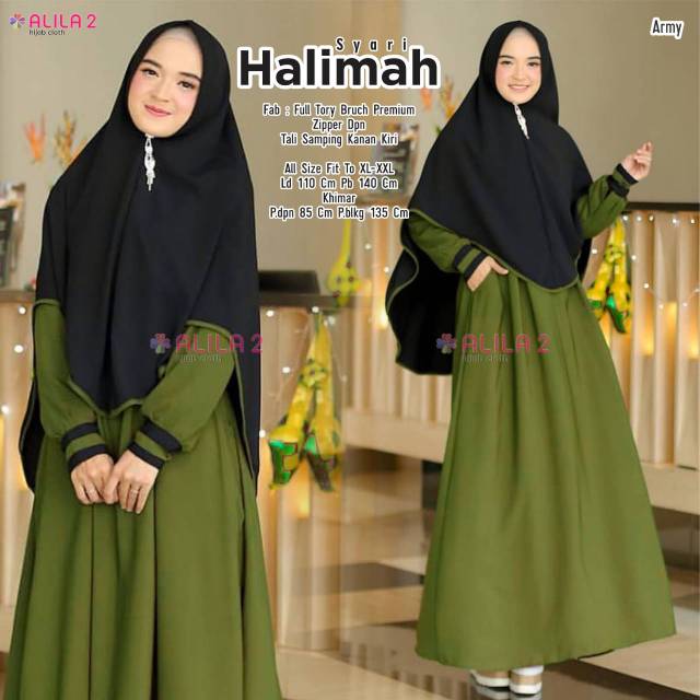Halimah syar'i by Alila Hijab