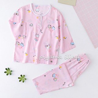 Piyama baju  tidur  anak katun organik  premium Quality 