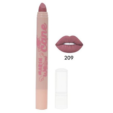 Marshwillow Candy Cane Matte Lip Crayon Nude Ver 209 by Natasha Wilona, Lipstik